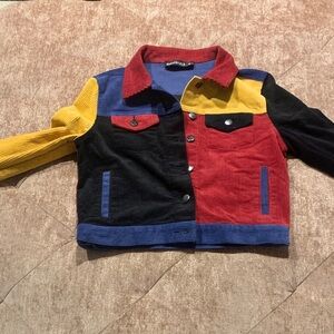 Dangerfield Colorblock Kids Jean Jacket